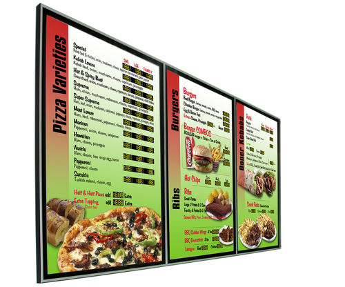 A2 x3 Swift LED Menu Board Display System